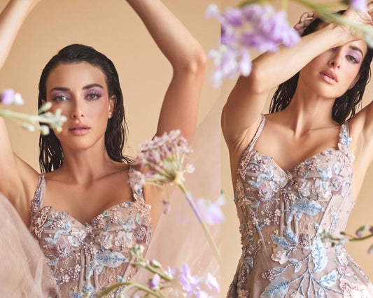 beautiful evening dresses , floral dresses for wedding