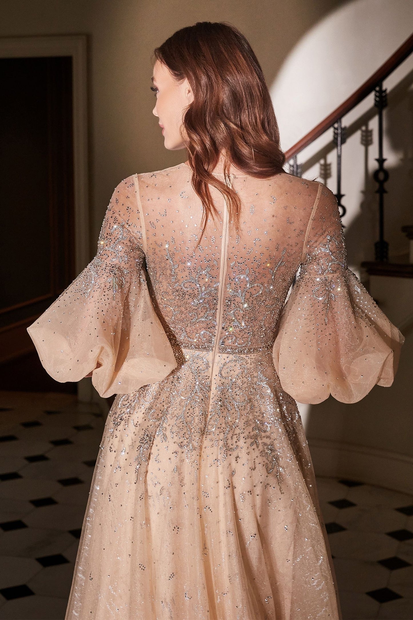 Gold maxi dress dress for mother of the bride and groom