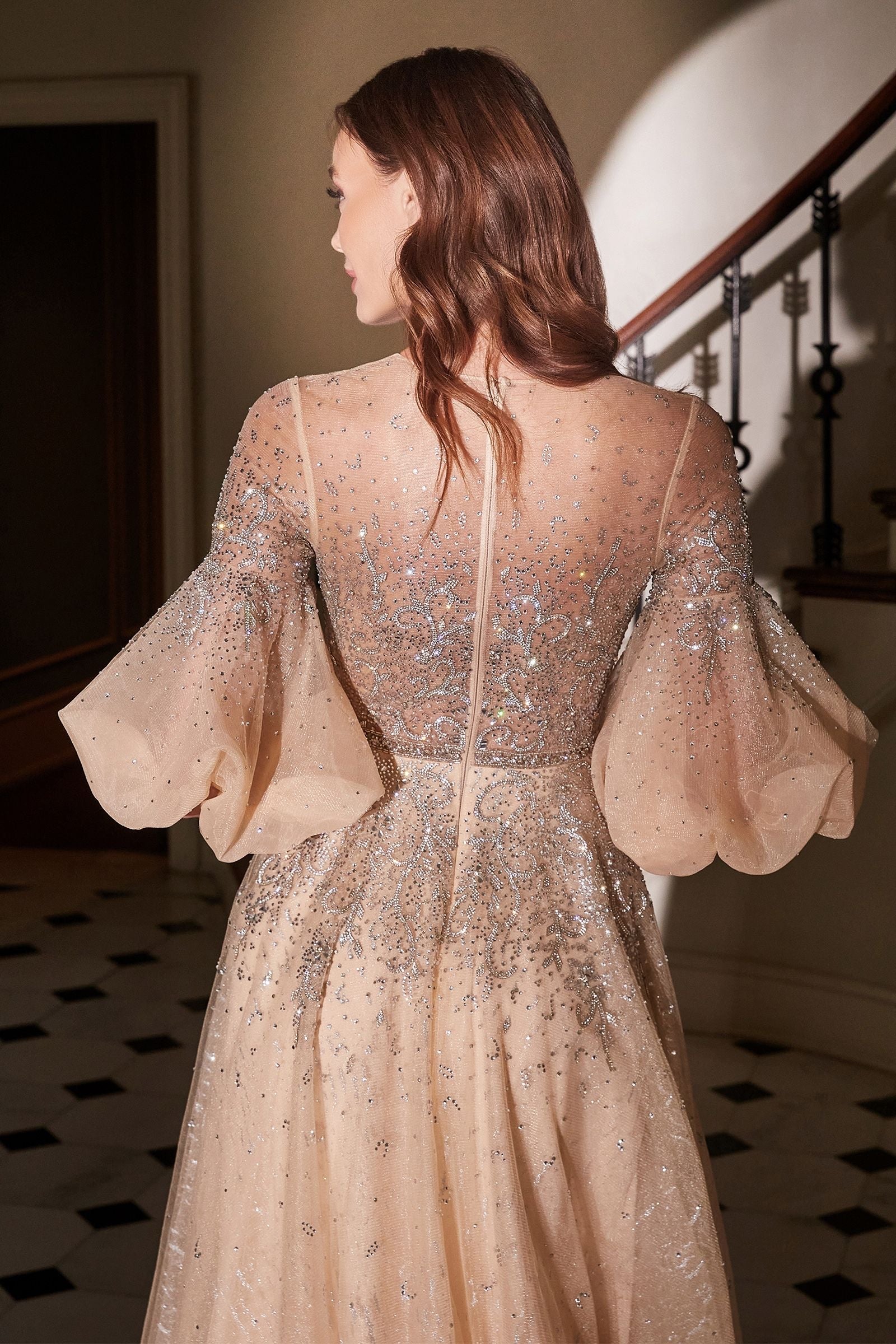 Gold maxi dress dress for mother of the bride and groom