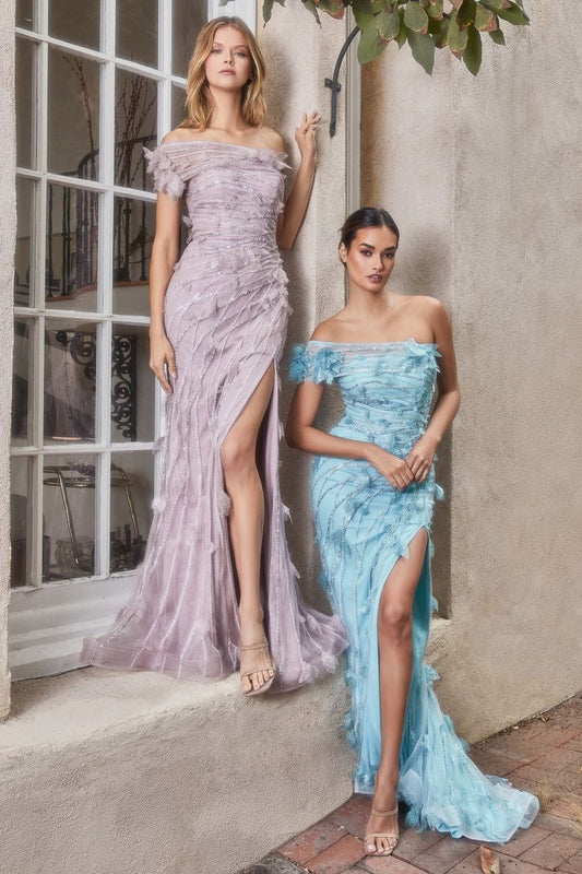 Elegant and sophisticated gown that exudes confidence and style.