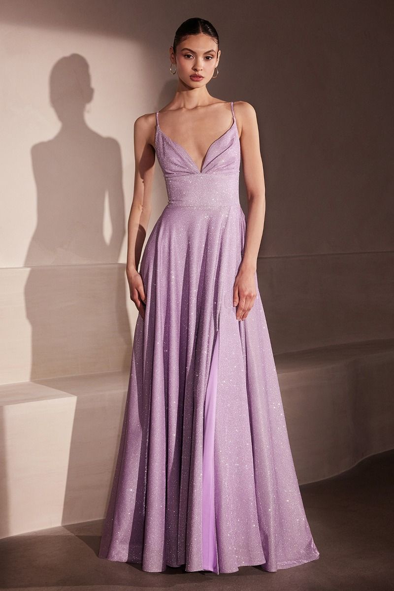 Giorgiana Glitter A Line Dress