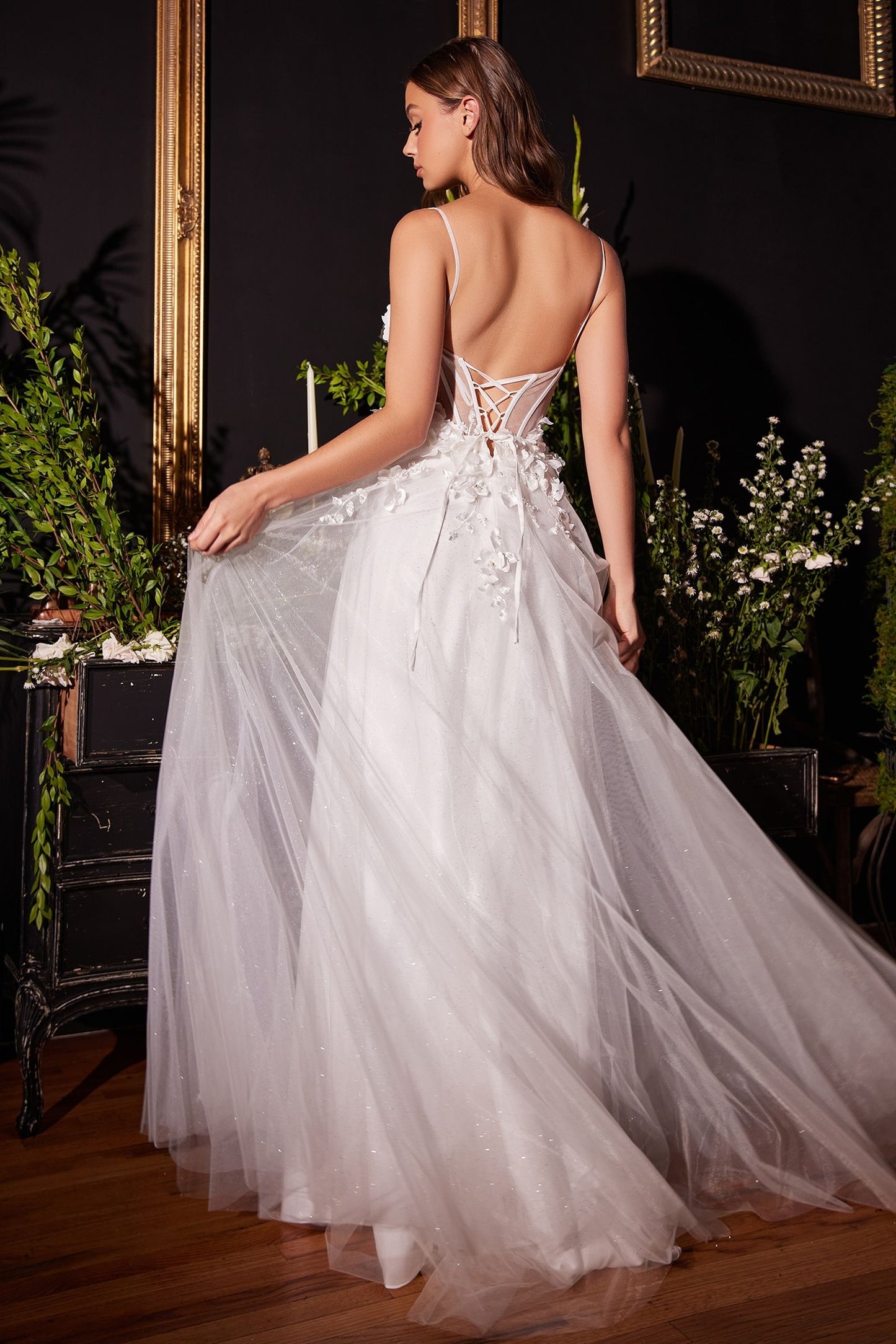 soft and ethereal fabric for a whimsical silhouette