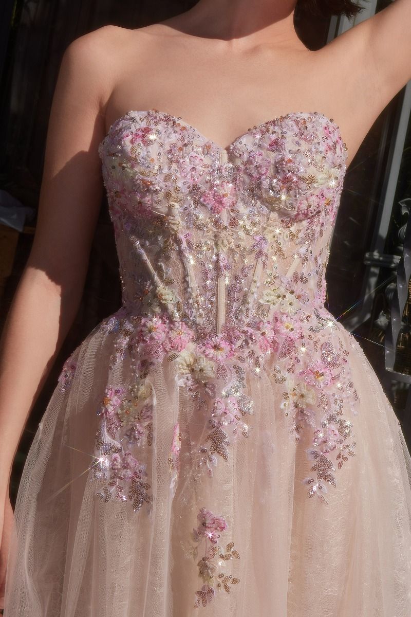 Yvonne Garden Applique Gown
