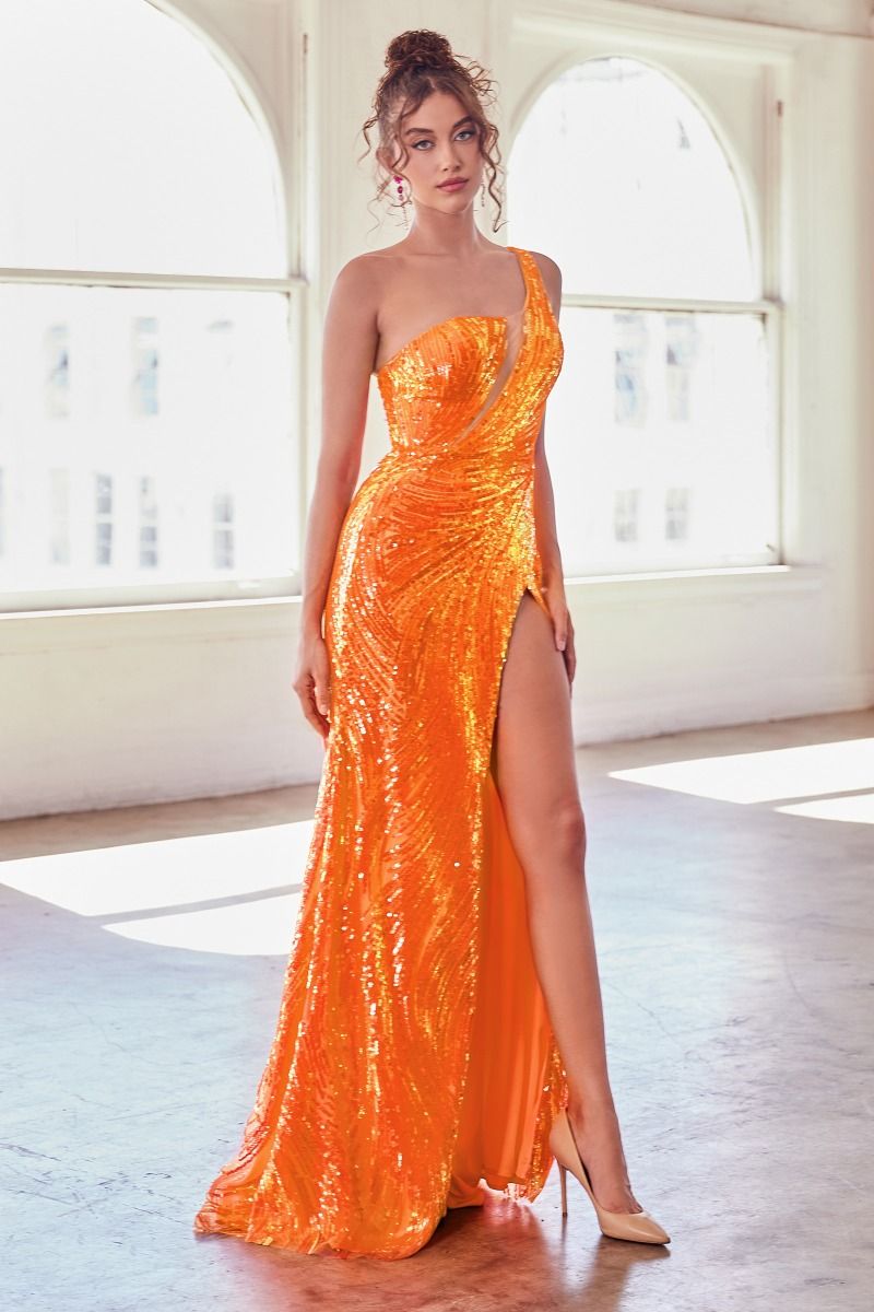 Graziana One Shoulder Gown