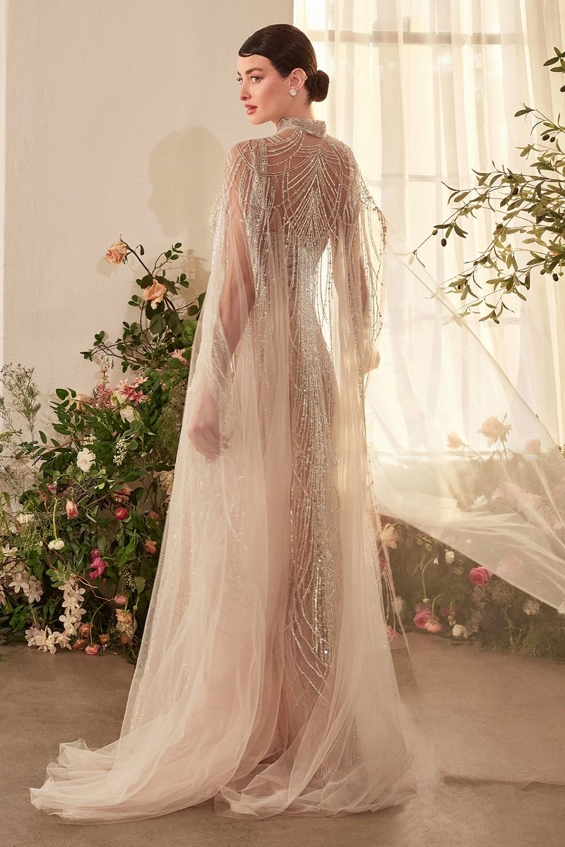 Nubia Fully Beaded Gown