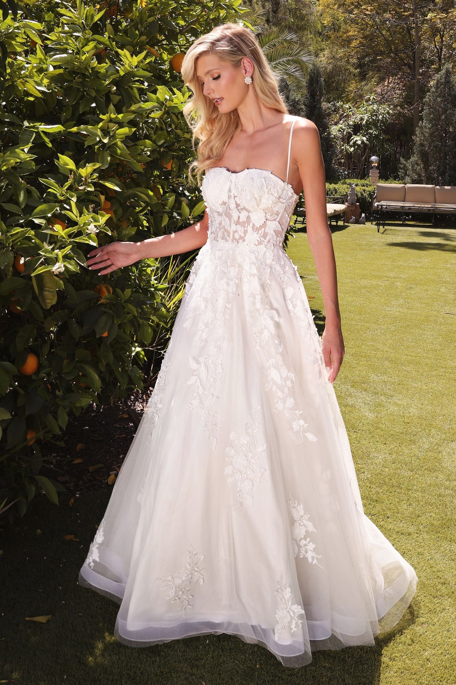 Lace Bodice A-Line Bridal Gown GALINA COUTURE Lace Bodice A-Line Bridal Gown GALINA COUTURE