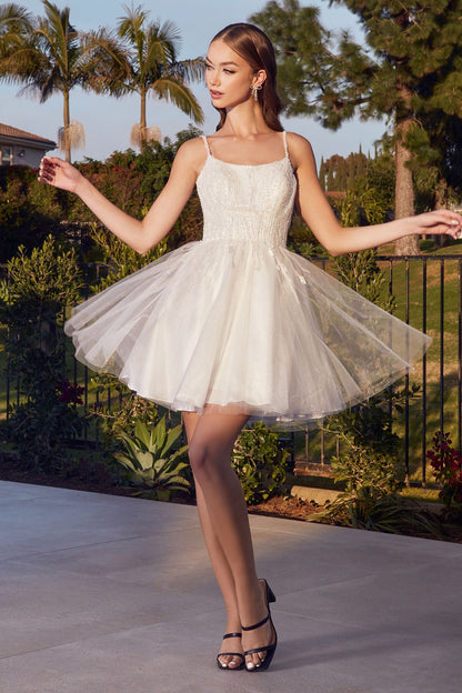 white short dress for your wedding reception 