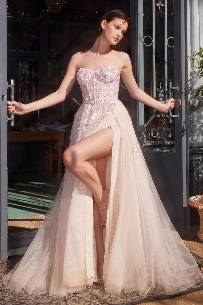 Yvonne Garden Applique Gown
