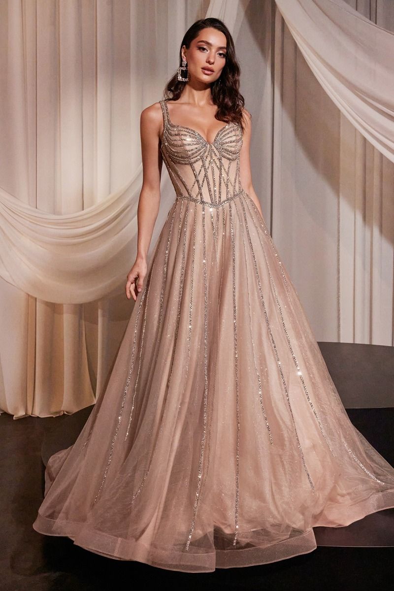 champagne pink formal dress Champagne Pink Formal Dress Champagne Prom Dress Sparkly Ball Gown Sparkly Champagne Prom