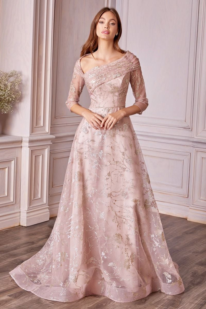 mother of the bride evening dress in pink shades 