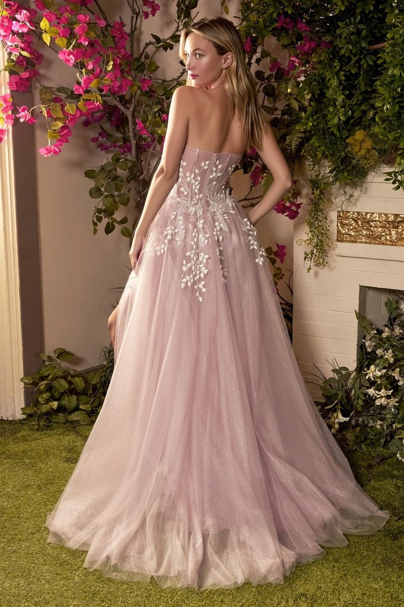 Pink sweetheart strapless ball gown modern princess bride 