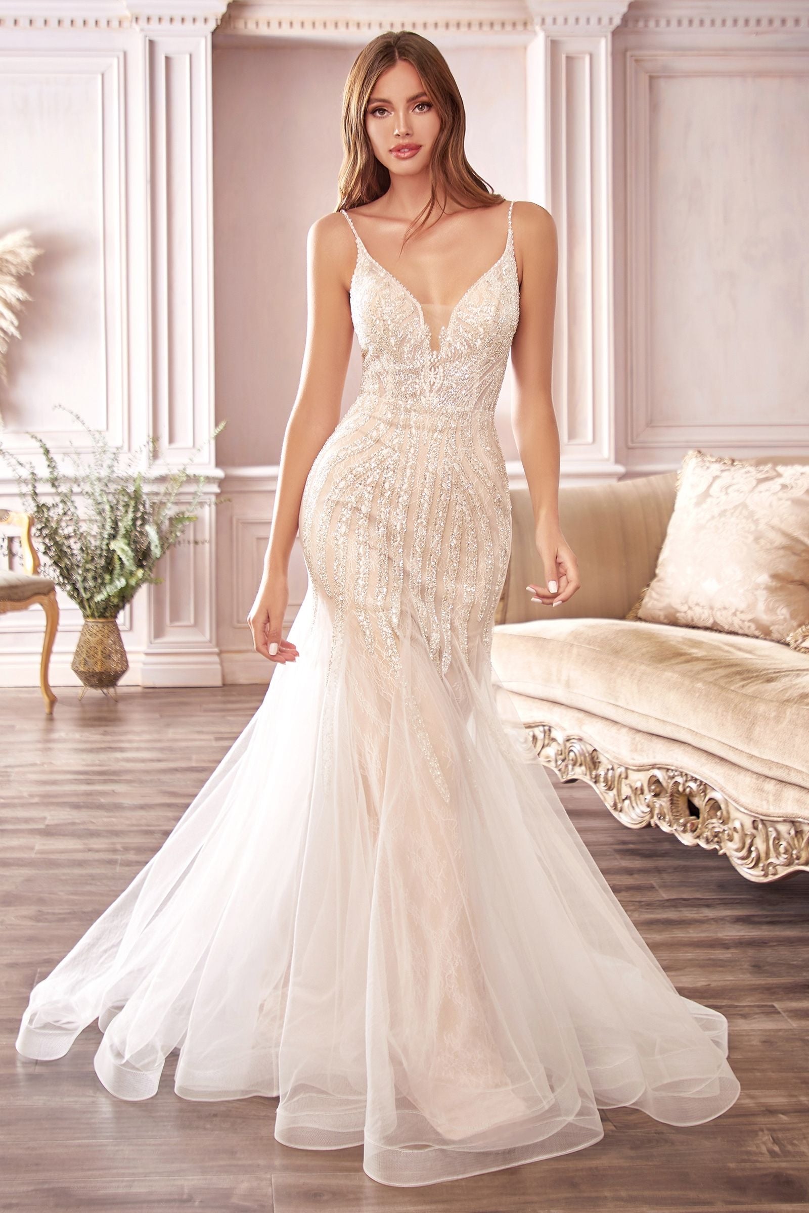 Beaded Mermaid Wedding Dress GALINA COUTURE Beaded Mermaid Wedding Dress GALINA COUTURE
