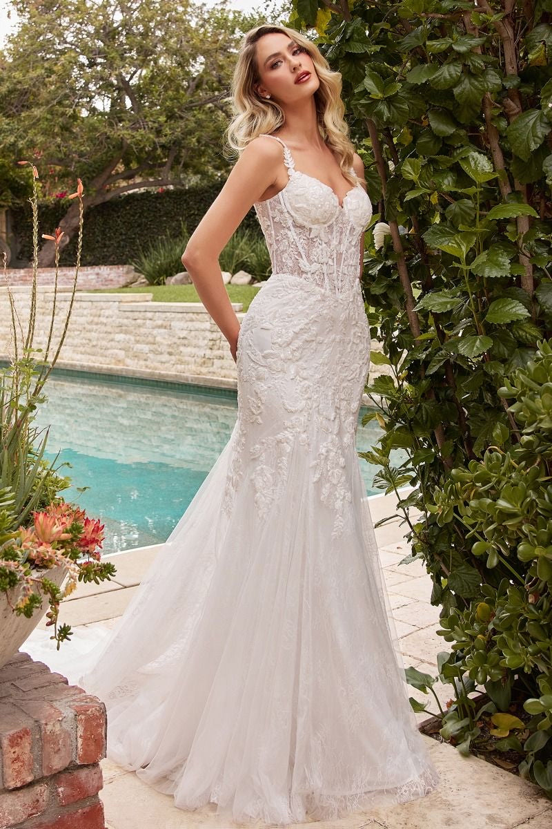 make a lasting impression with this dreamy and unique mermaid gown