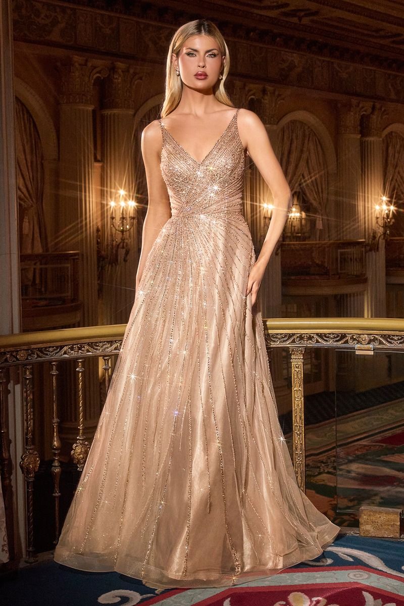 Leonni Elegant A-Line Gown GALINA COUTURE Leonni Elegant A-Line Gown GALINA COUTURE