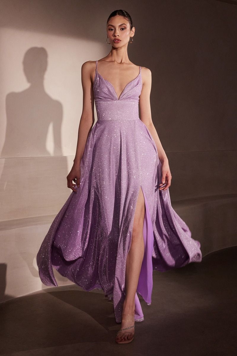 Giorgiana Glitter A Line Dress