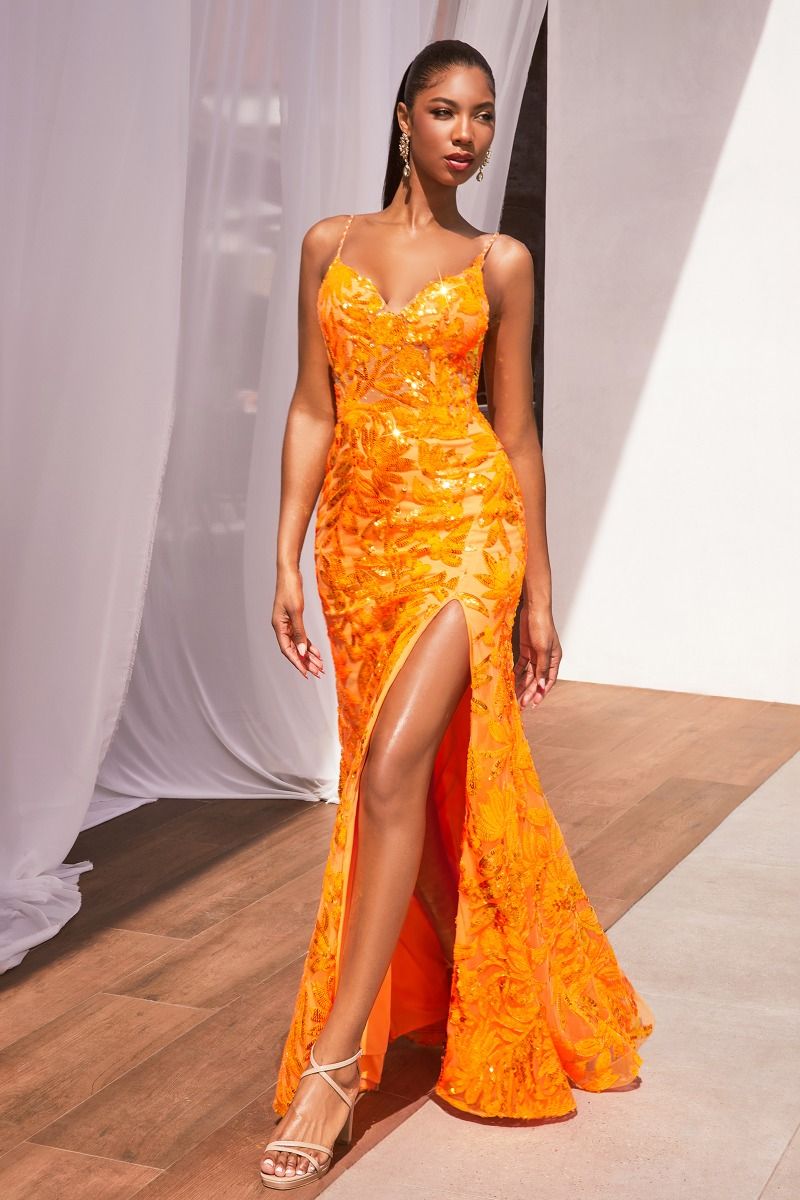 Meghan Sequin Fitted Gown