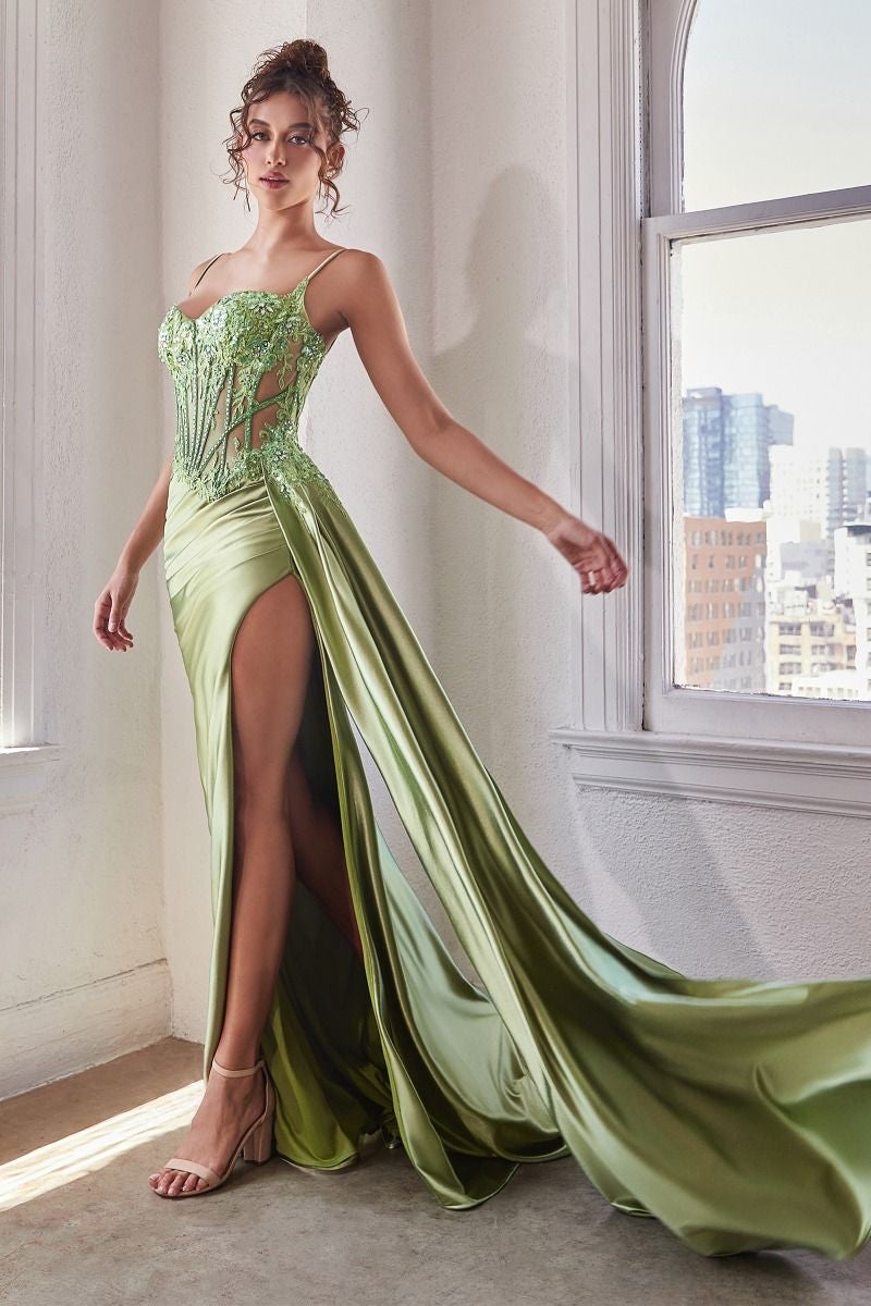 The most gorgeous beaded embellished luxury mermaid prom dress