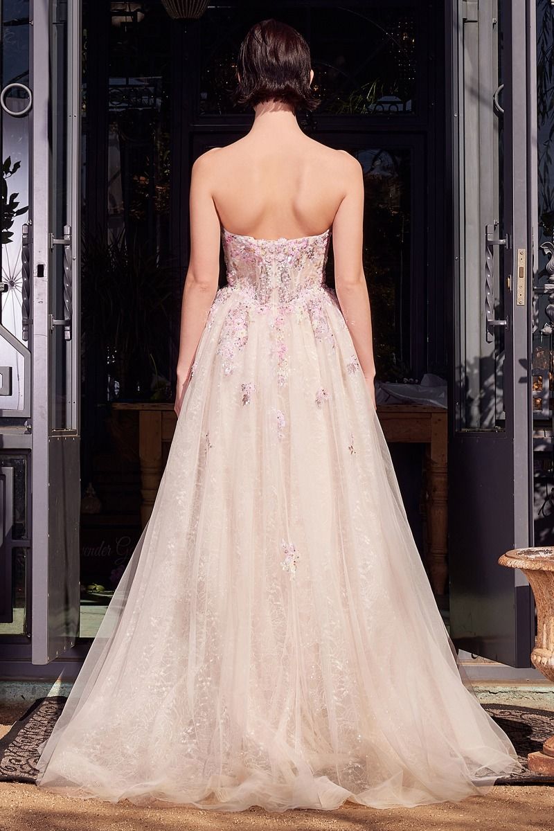 Yvonne Garden Applique Gown