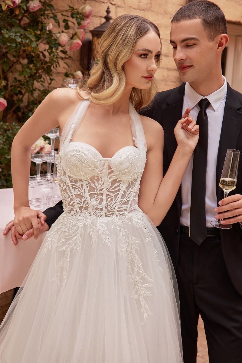 Romantic a line wedding dress