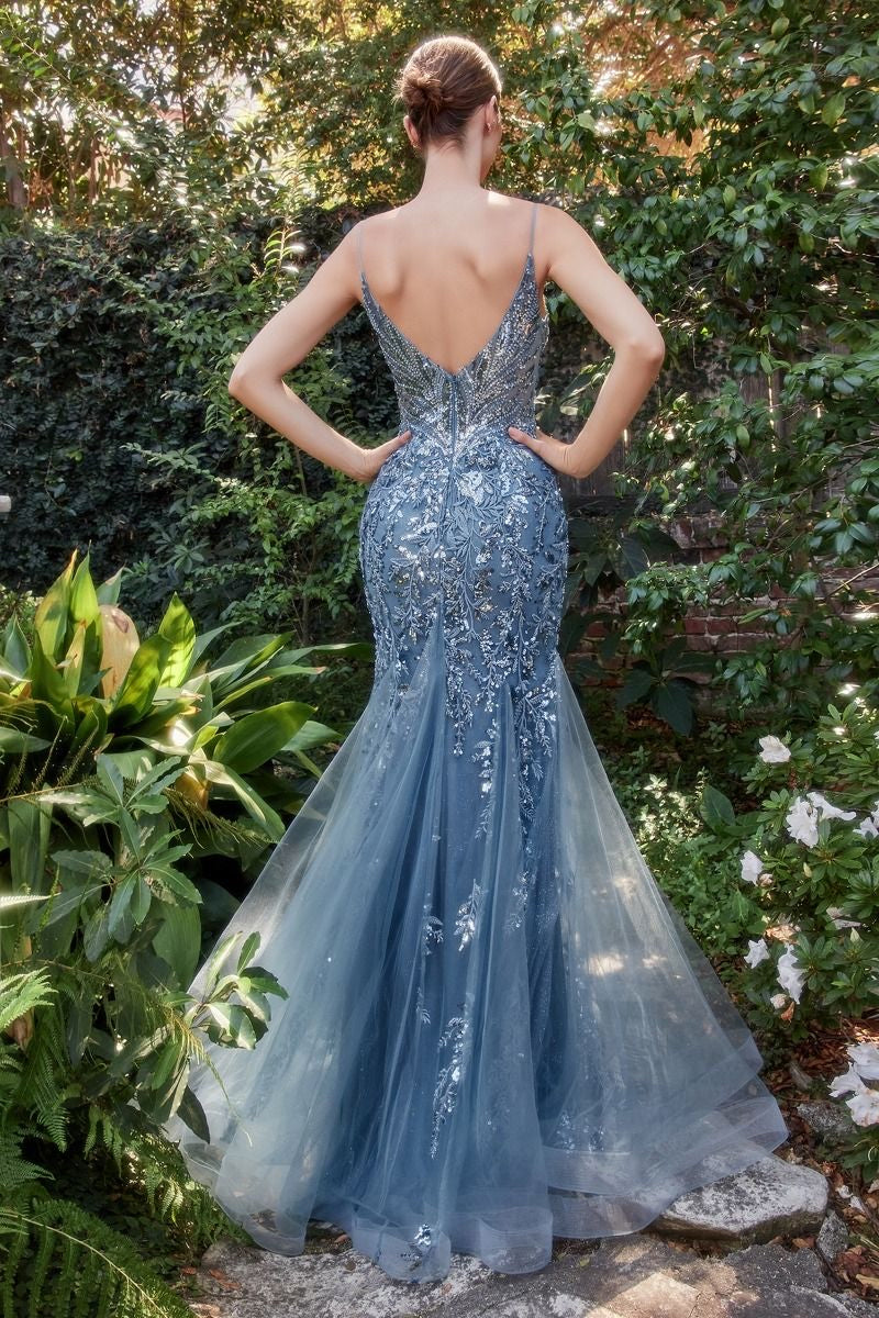 open back Glitter and sequins high quality prom dress show stopping dress