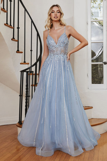 fairytale long ball gown for wedding quest 