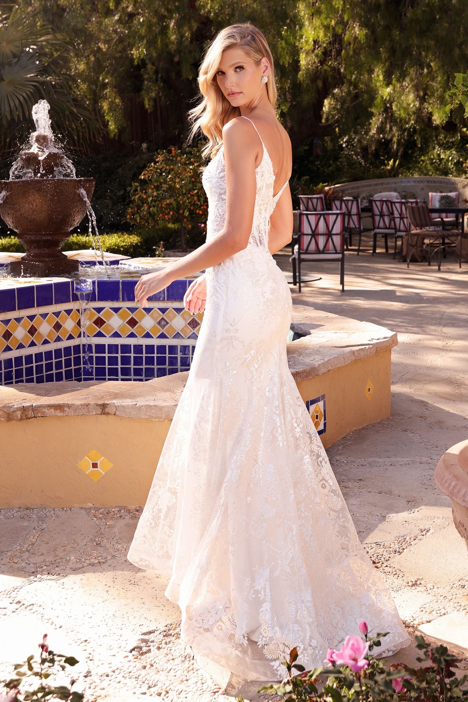 floral lace embroidery and metallic accents add a touch of romance  vivienne westwood