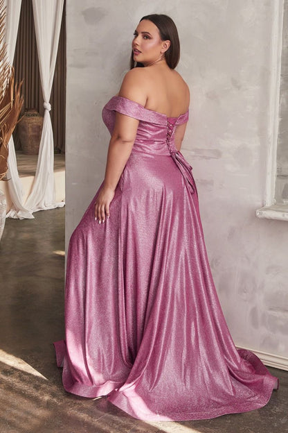 A glamorous image of a sparkling metallic ball gown, radiating elegance and sophistication for any special occasion.
