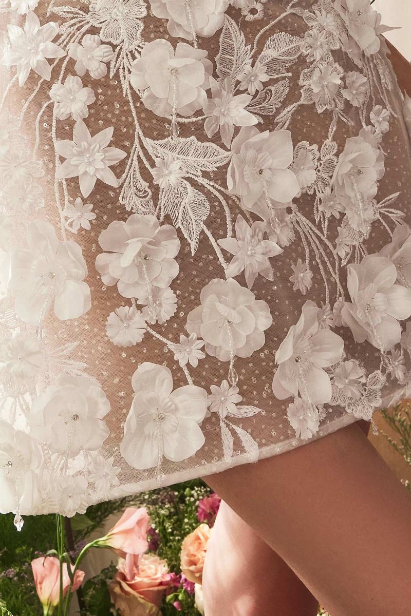 Daphne Bridal Floral & Lace Dress
