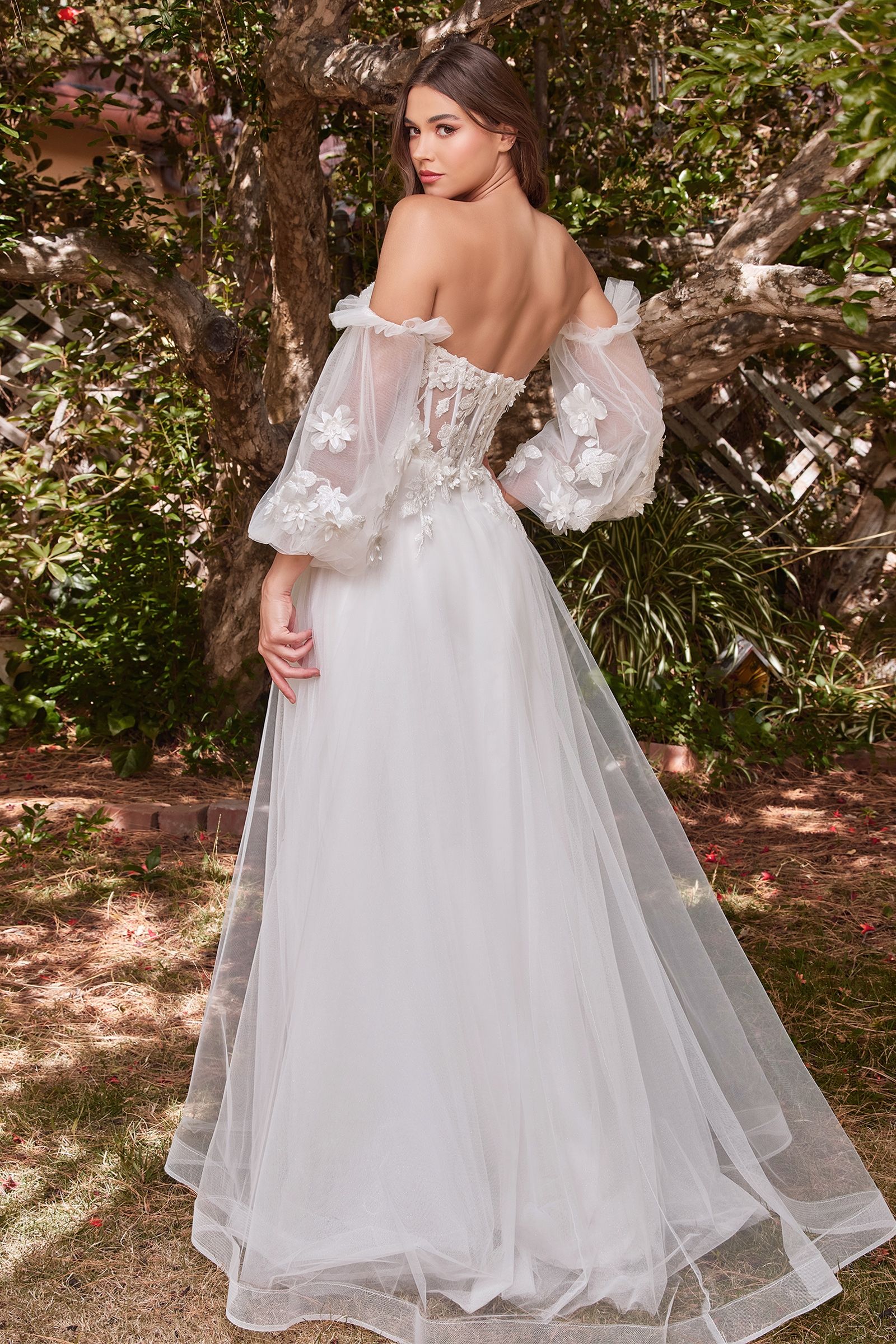 dreamy and elegant gown with tulle layers and thoughtful design elements