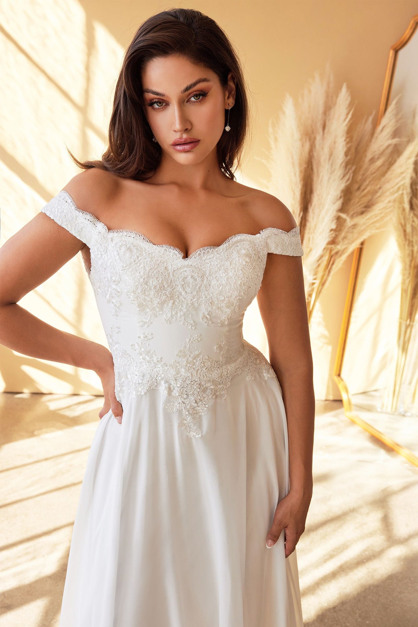 flowing chiffon skirt with tonal underpinning and front slit opening vivienne westwood