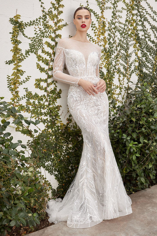modest wedding gown