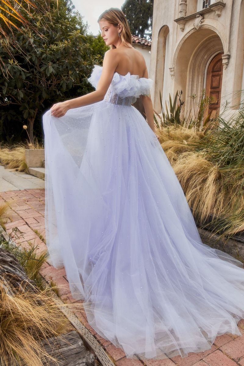 Whimsical Pearl Ball Gown