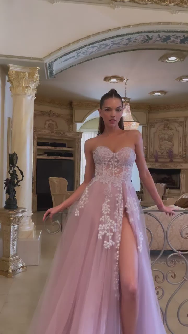 pink blush sweetheart strapless ball gown modern princess bride