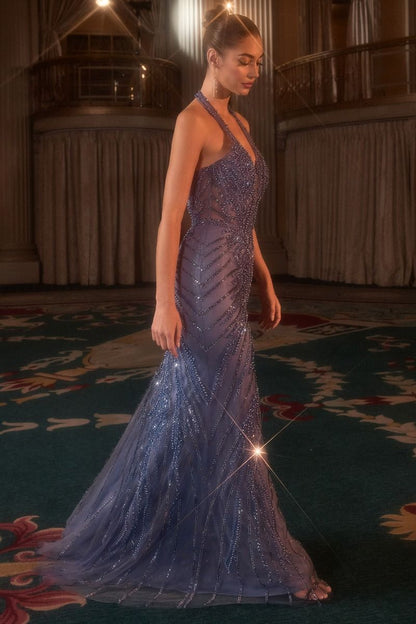 Alicia Beaded Embellished Maxi Dress