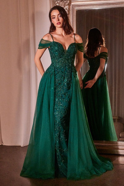 Constance Fitted Embellished Gown