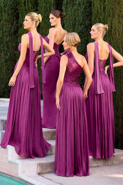 Carianna Luminous Chiffon Gown