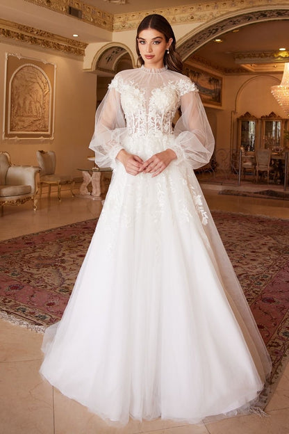 embrace the captivating beauty of the Kathrine gown on your special day