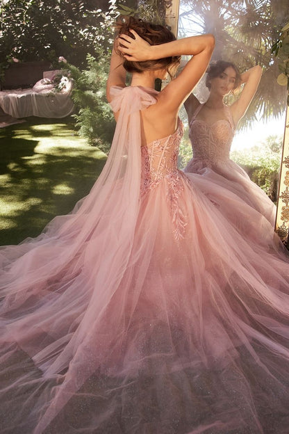 Briana Layered Tulle Ball Gown