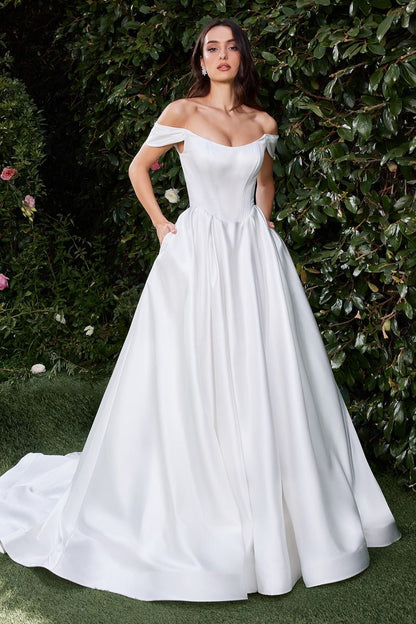 Iviri Satin Bridal Ball Gown