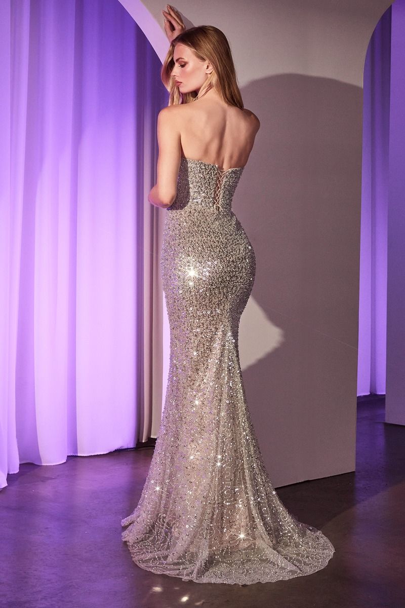 Kelley Beaded Mermaid Gown