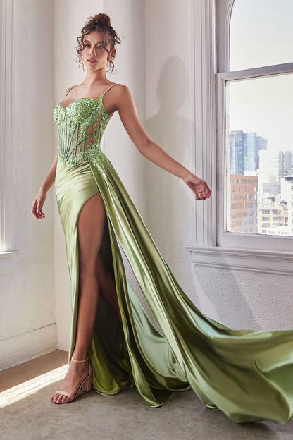 The most gorgeous beaded embellished luxury mermaid prom dress 