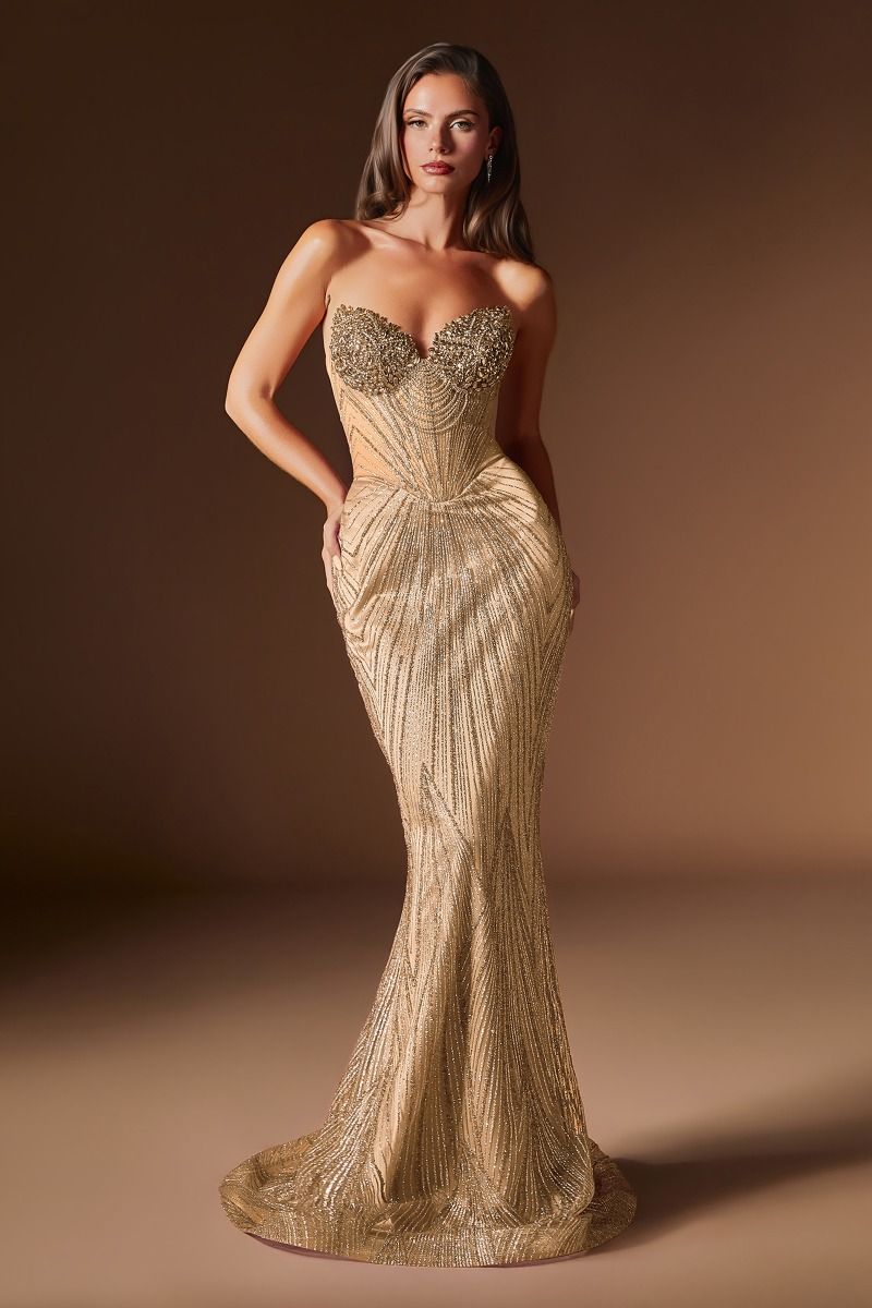 Azalea Maxi Glitter Gown