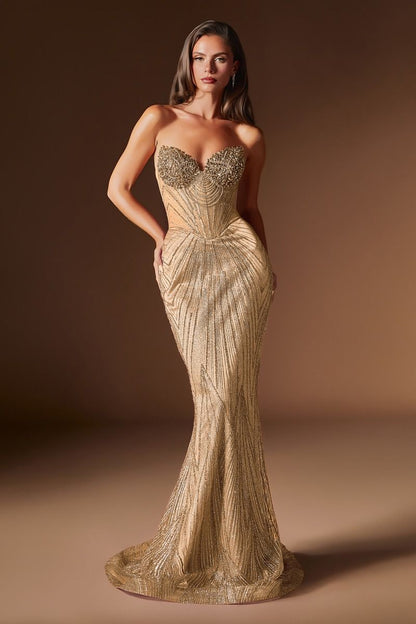 Azalea Maxi Glitter Gown