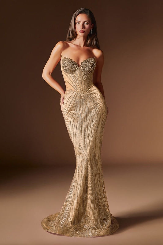 Azalea Maxi Glitter Gown
