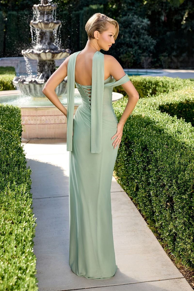 Oliviana Sculpted Silhouette Gown