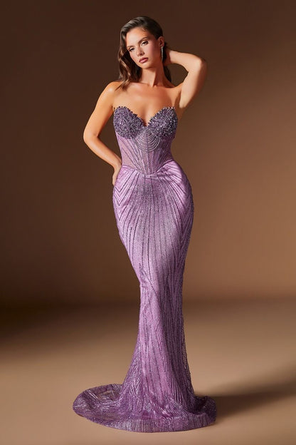 Azalea Maxi Glitter Gown