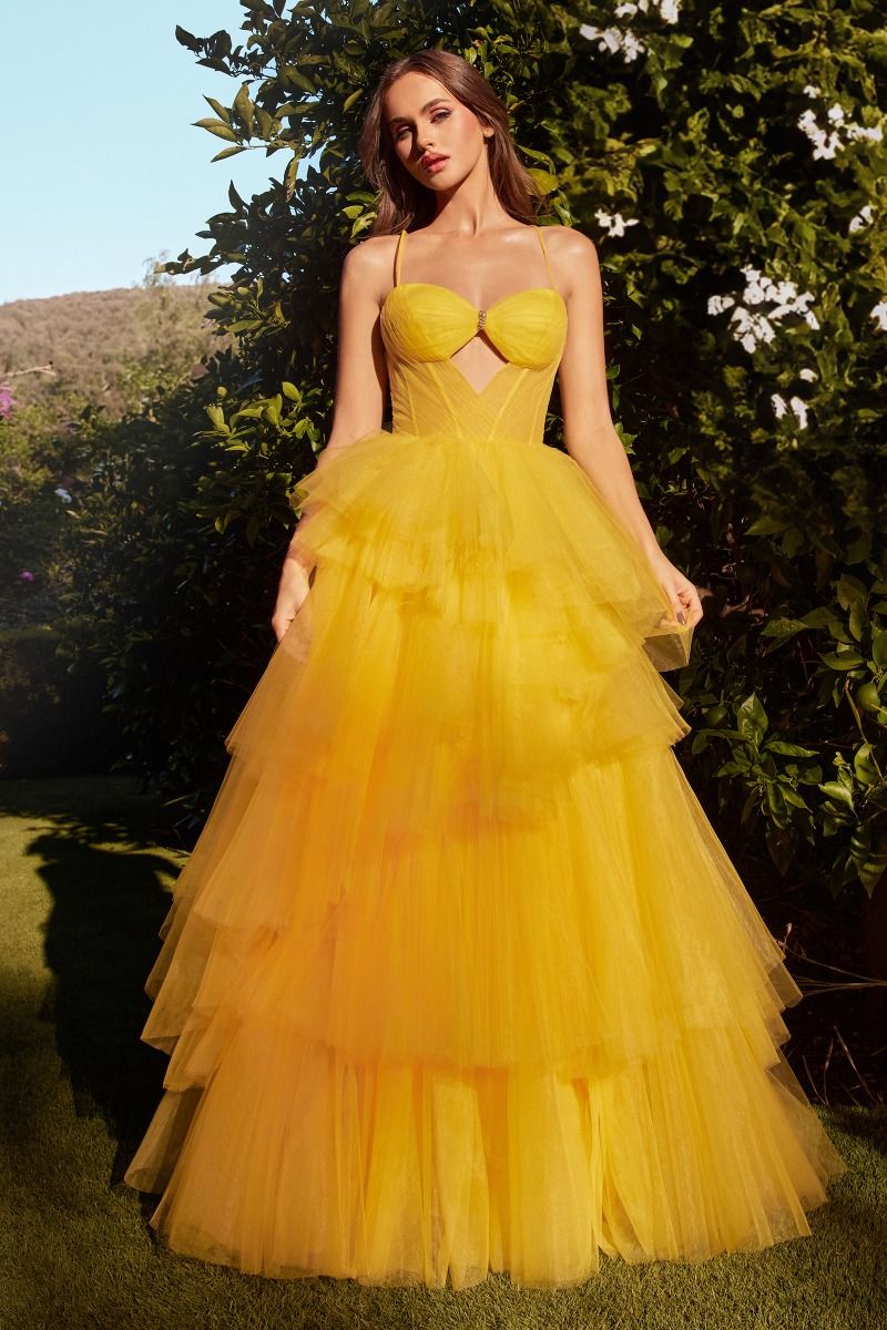 Tia Ruffle Ball Gown