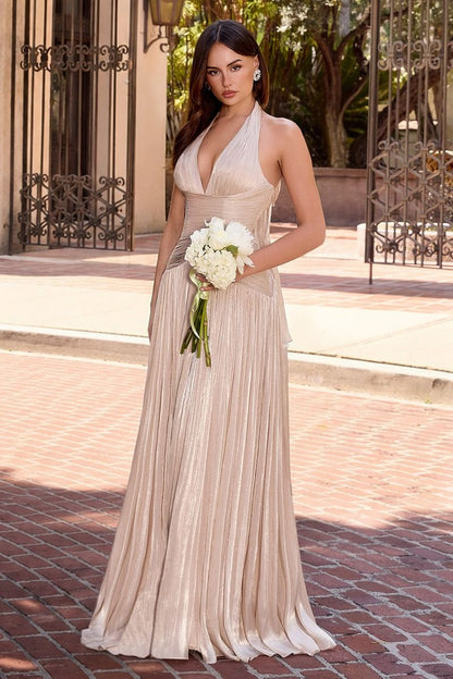 Marcia Luminous Chiffon Gown