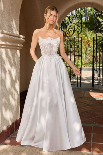 Charlotte - Classic Mikado Bridal Gown