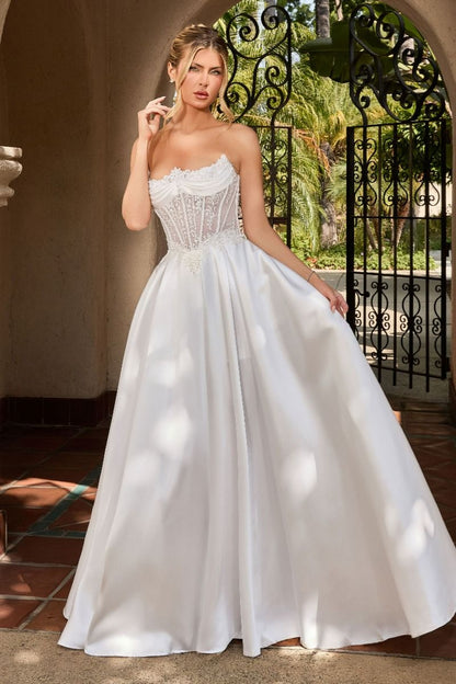 Charlotte - Classic Mikado Bridal Gown